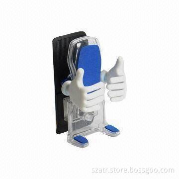 Fashionable Mobile Phone Holder, Made of Soft Material to Avoid any Scratch